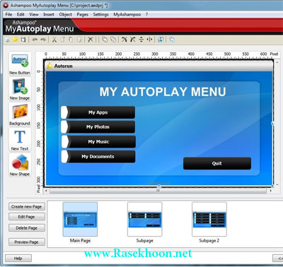 ساخت اتوران حرفه ایی با Ashampoo MyAutoplay Menu v1.0.3.94 ساخت اتوران حرفه ایی با Ashampoo MyAutoplay Menu v1.0.3.94