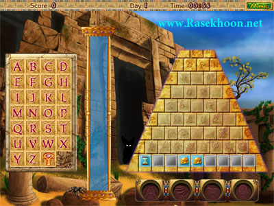 بازی پازل کلمه ایی Amazing Pyramids 1.03 بازی پازل کلمه ایی Amazing Pyramids 1.03