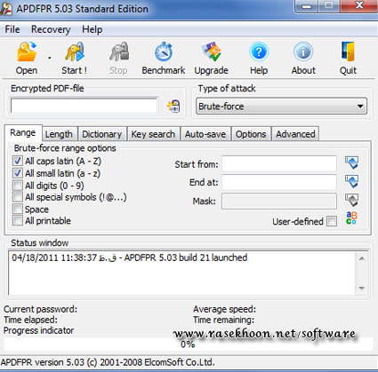 باز کردن فایل های PDF رمز دار با Elcomsoft Advanced PDF Password Recovery Enterprise 5.08.145 باز کردن فایل های PDF رمز دار با Elcomsoft Advanced PDF Password Recovery Enterprise 5.08.145