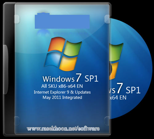 سیستم عامل ویندوز سون سرویس پک 1 Windows 7 SP1 All SKU x86-x64 EN IE9 May 2011 Integrated  سیستم عامل ویندوز سون سرویس پک 1 Windows 7 SP1 All SKU x86-x64 EN IE9 May 2011 Integrated
