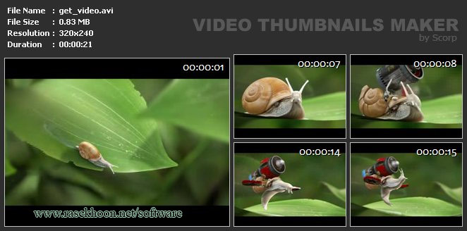 ساخت تصاویر کوچک برای فیلم با Video Thumbnails Maker Platinum v12.1.0.2 ساخت تصاویر کوچک برای فیلم با Video Thumbnails Maker Platinum v12.1.0.2