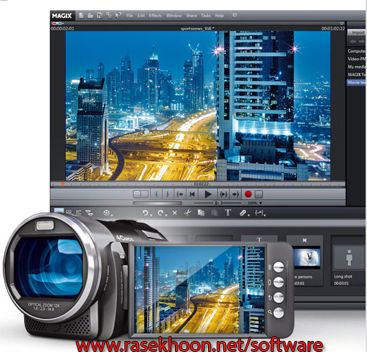 ویرایش حرفه ای فیلم با MAGIX Movie Edit Pro 2019 Premium 18.0.2.233 ویرایش حرفه ای فیلم با MAGIX Movie Edit Pro 2019 Premium 18.0.2.233