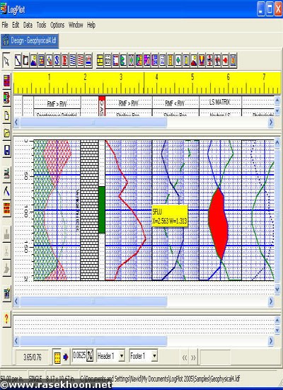 رسم نمودارهاي  مختلف با Portable LogPlot 7.3.56.82 