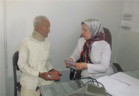  امرأة روسية في قری ايرانية