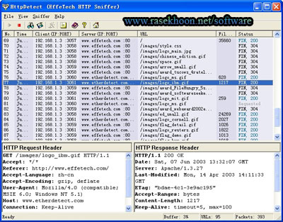 هک وبلاگ با EffeTech HTTP Sniffer v4.1