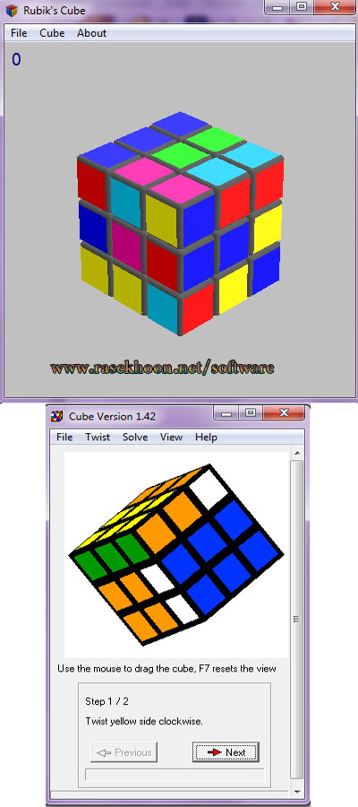 بازی مکعب روبیک Rubik s Cube v1.42  بازی مکعب روبیک Rubik s Cube v1.42