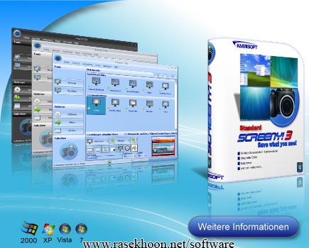 تهیه عکس و فیلم از محیط سیستم عامل برای ساخت آموزش الکترونیک Screeny Pro v3.5.0