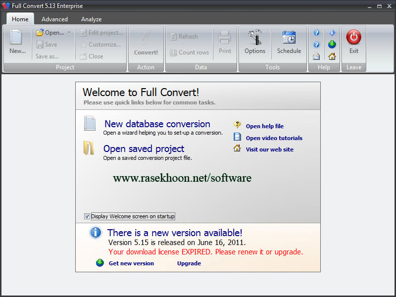 تبدیل انواع پایگاه داده (دیتابیس) به یکدیگر با دانلود Full Convert Enterprise 19.01.1523 تبدیل انواع پایگاه داده (دیتابیس) به یکدیگر با دانلود Full Convert Enterprise 19.01.1523