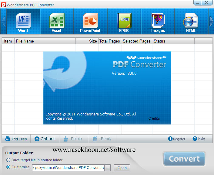 تبدیل فایل های پی دی اف با Wondershare PDF Converter Pro 4.0.5.1 تبدیل فایل های پی دی اف با Wondershare PDF Converter Pro 4.0.5.1